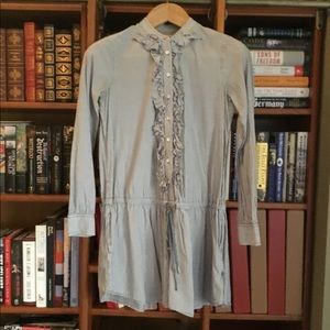 DKNY Jeans low waisted cotton mini dress. Size 4.